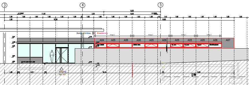 Mehr über den Artikel erfahren Erweiterung Pförtnergebäude Bosch Abstatt